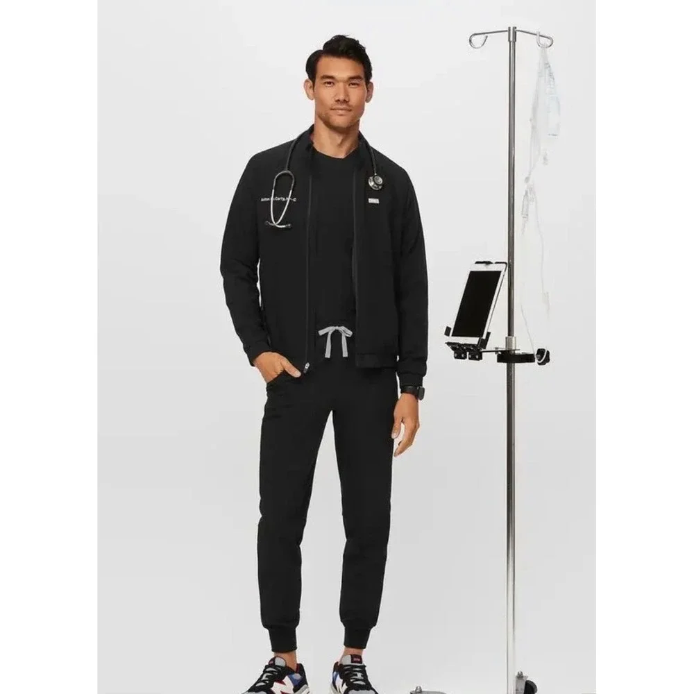 Figs Technical Collection Zamorra Jogger Scrub Pants Black Mens Medium